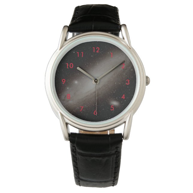 Andromeda Galaxy (M31) Armbanduhr (Vorderseite)