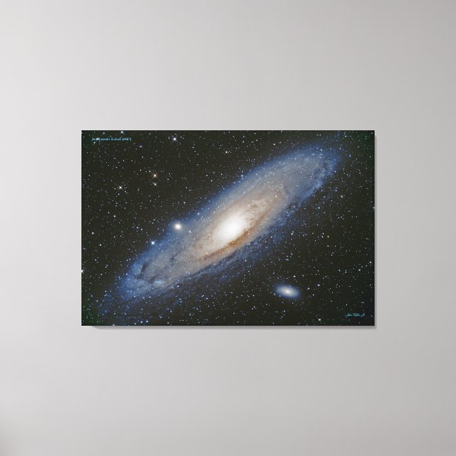 Andromeda Galaxy (M31) - Toile distinguée (Recto)