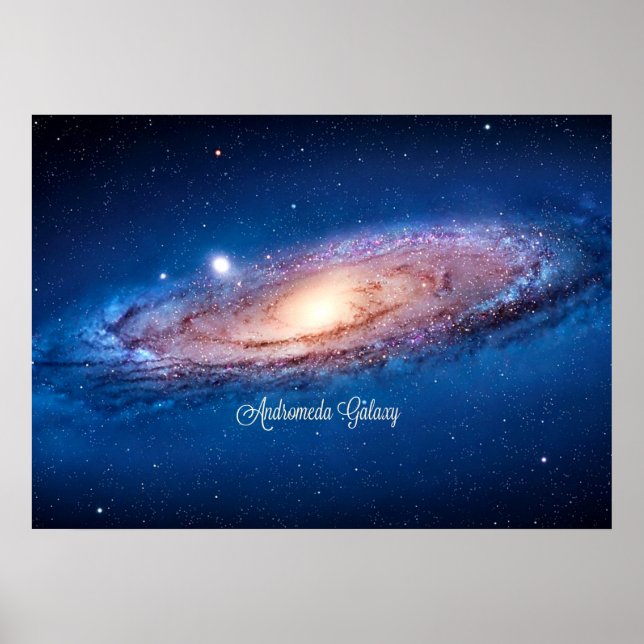 Andromeda Galaxy Poster (Vorne)