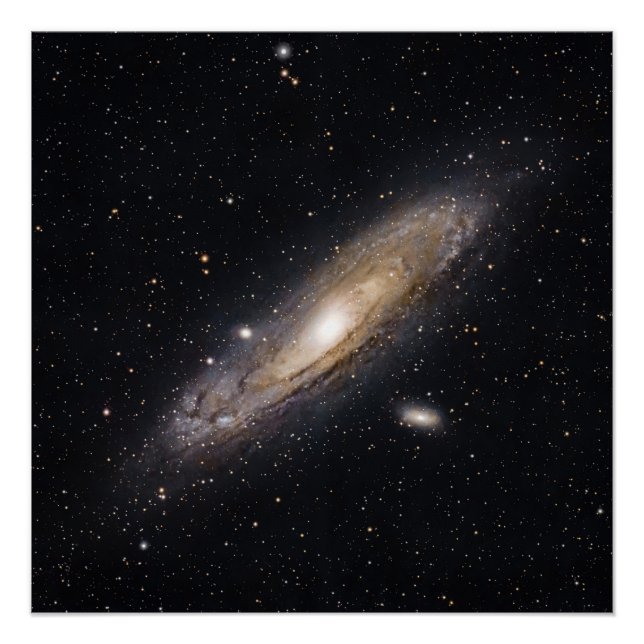 Andromeda Galaxy | Space Photography Poster (Vorderseite)