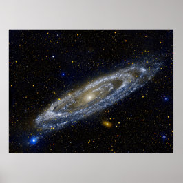 Andromeda Galaxy Ultraviolet View, ZGOS Poster