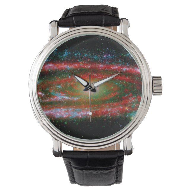 Andromeda Gallaxy Armbanduhr (Vorderseite)
