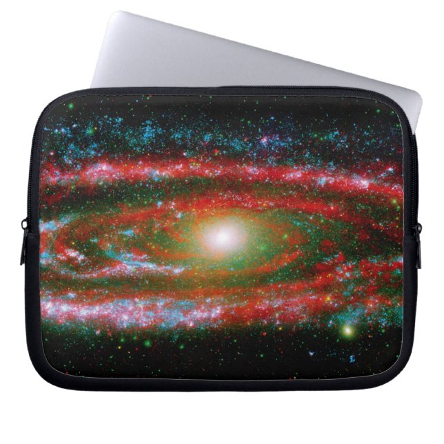 Andromeda Gallaxy Laptopschutzhülle (Vorderseite)