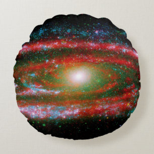 Andromeda Gallaxy Rundes Kissen