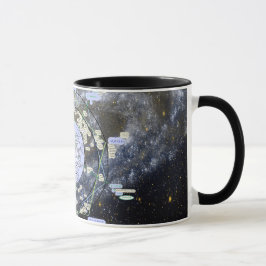 Andromeda-Karten-Tasse Tasse