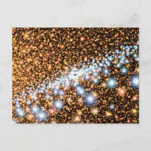 Andromeda-Schwarzes Loch Blaue Sterne - Künstleris Postkarte