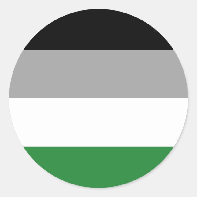 Androphilia Pride Flag Runder Aufkleber (Vorderseite)