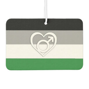 ANDROPHILIE-FLAGGE UND SYMBOL - Komplettes Design Autolufterfrischer