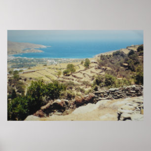 Andros, Griechenland Poster