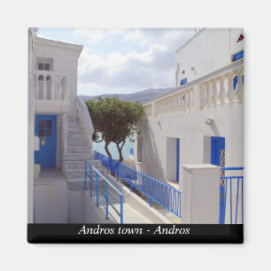 Andros-Stadt - Andros Magnet