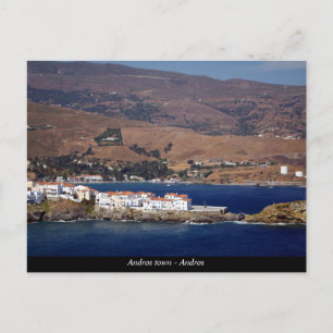 Andros town - Andros Postkarte