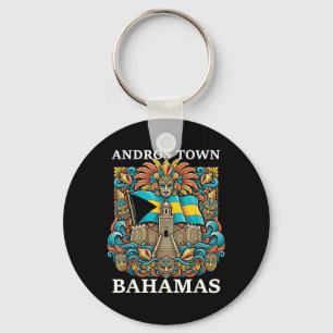 Andros Town Bahamas Insel Urlaub Reise Schlüsselanhänger