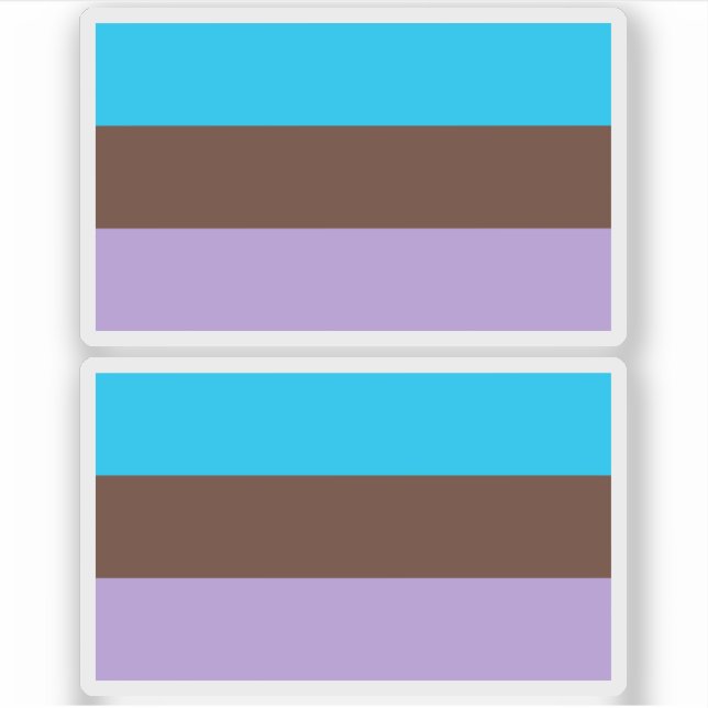 Androsexual Pride Aufkleber (Vorderseite)