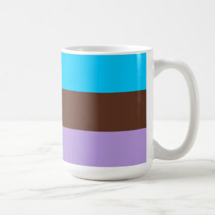 Androsexuelle Pride-Flagge Kaffeetasse