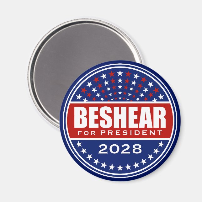 Andy Beshear für Präsident 2028 Magnet (Vorderseite/Rückseite)