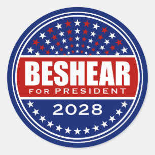 Andy Beshear für Präsident 2028 Runder Aufkleber