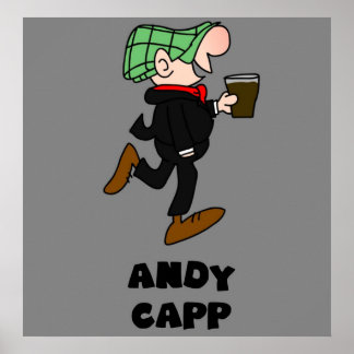 andy capp britisch english england retro Vintag Poster