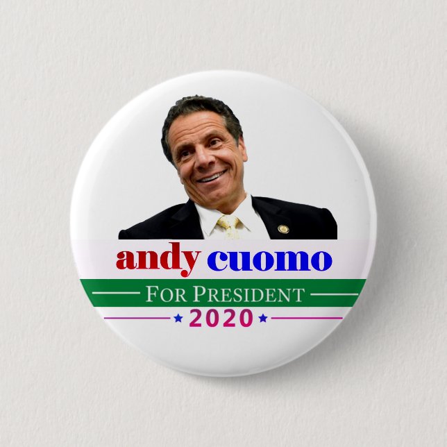 Andy Cuomo für Präsident 2020 Button (Vorderseite)