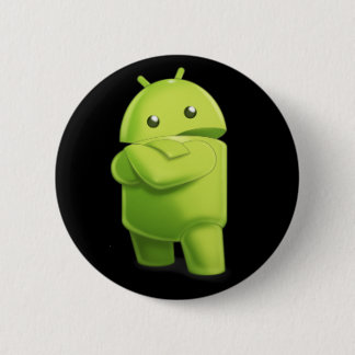 Andy der Android mit Haltungs-Knopf! Button