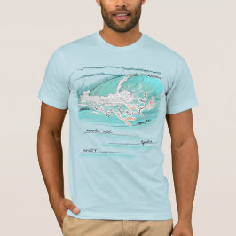 Andy geschrieben durch Aminosäuren, hellfarbiges T T-Shirt