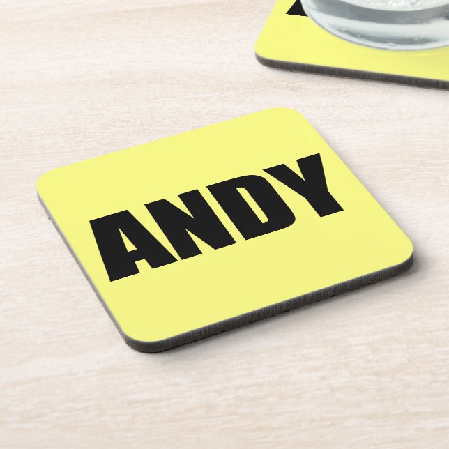 Andy Getränkeuntersetzer (Linke Seite)