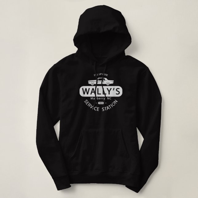Andy Griffith Show Wally's Service Station Classi Hoodie (Design vorne)