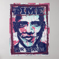 Andy Howell Président Obama Portrait Affiches