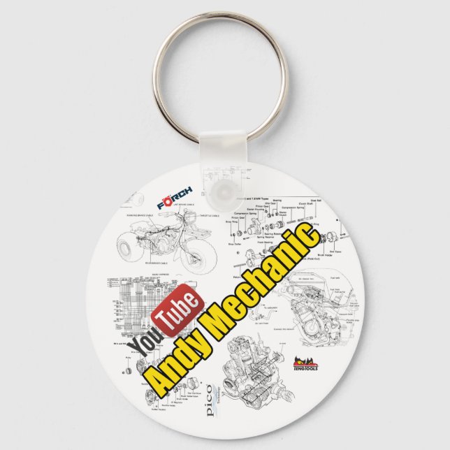 Andy Mechanic porte-clé (Recto)