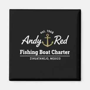 Andy Red Fishing Boat Charter Zihuatanejo Gegr. 19 Magnet