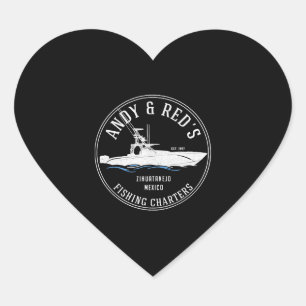 Andy & Red's Angelcharter Herz-Aufkleber