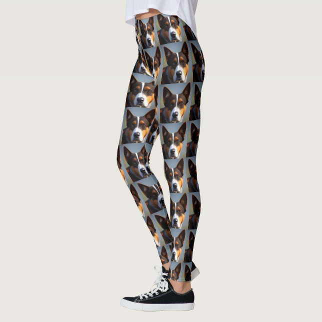 Andy The Australian Blue Heeler, Leggings (Links)