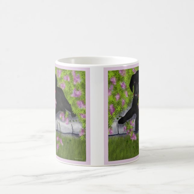 Andy unter der Fliederkaffee-Tasse, Kaffeetasse (Mittel)