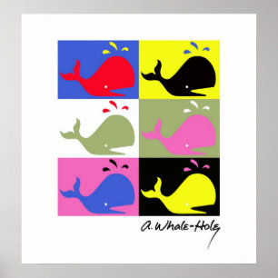 Andy Whale-Hole™_6-Panel signiert Poster/Print Poster