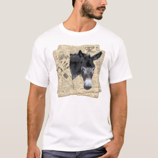 Âne de T-shirt d'hommes