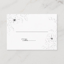 Anemon auf der White Flat Platzkarte