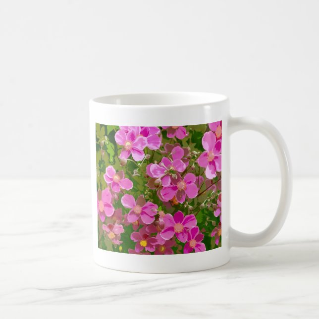 Anemon-Blume Kaffeetasse (Rechts)