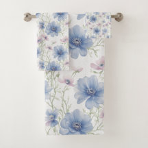 Anémone Bleu Et Rose