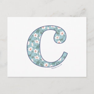 Anemone Blume C Postkarte