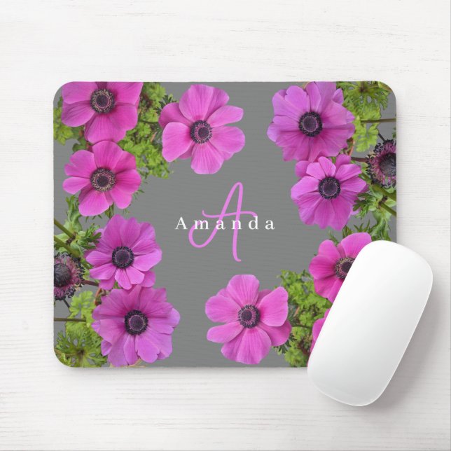 Anemone Blumen - Personalisiert Mousepad (Mit Mouse)
