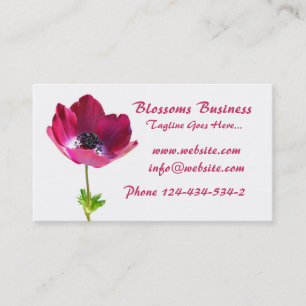 Anemone Business Card Visitenkarte