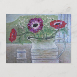 Anemone im Weißen Jug 2013 Postkarte