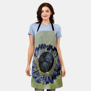 Anemone Mistral Panda über die Print-Schürze Schürze