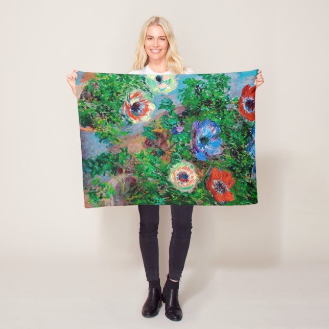 Anemone, Monet Fleecedecke (Beispiel)