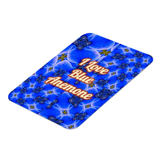 Anemone Muster Magnet (Linke Seite)