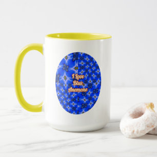 Anemone Muster Tasse