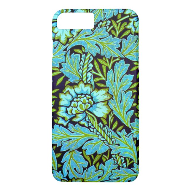 Anemone-Muster von William Morris Case-Mate iPhone Hülle (Rückseite)