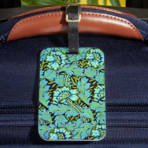 Anemone-Muster von William Morris, Gepäckanhänger