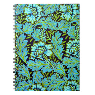 Anemone-Muster von William Morris, Notizblock