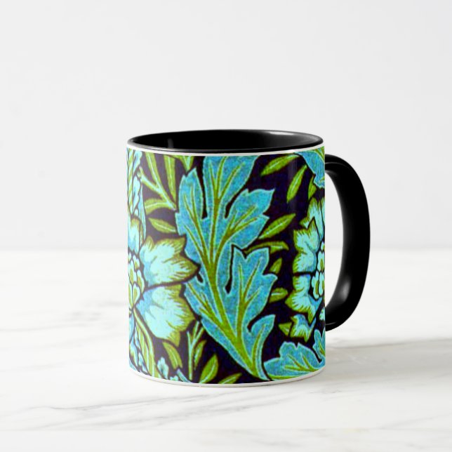 Anemone-Muster von William Morris, Tasse (VorderseiteRechts)