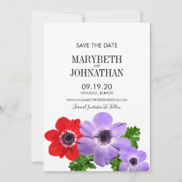 Anemone Save the Date